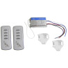 Switch Switch Light Switch 2 channels Wireless 230V + 2x Remote control, Two-channel wireless relay ACTii AC1073