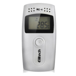 Registrador de temperatura con memoria Termómetro USB con sonda externa, Sensor Sensor de temperatura con alarma ACTii AC5450