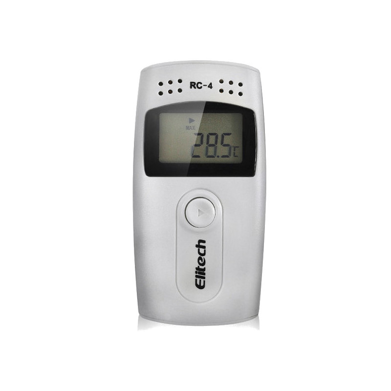 Enregistreur de température avec mémoire Thermomètre USB avec sonde externe, Capteur Capteur de température avec alarme ACTii AC
