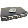 QUAD Image Splitter for 4 CCTV AHD TVI CVI CVBS HDMI 1080p VGA industrial cameras + remote control ACTii AC8247