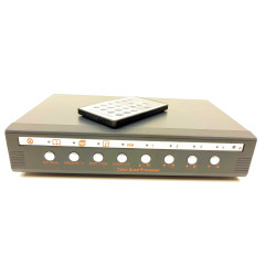 Divisor d'Imatge QUAD per a 4 càmeres industrials CCTV AHD TVI CVI CVBS HDMI 1080p VGA + Comandament a distància ACTii AC8247