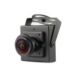 Mini caméra 1200TVL Miniature, objectif 1.7mm, caché à 130 degrés, pour voiture, camion, Bus, tracteur, pelle, grue ACTii AC7372