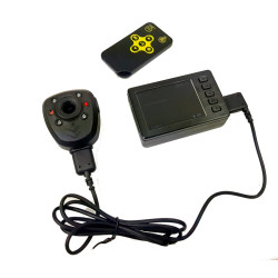 Bærbar mini SD-kortopptaker med LCD og personlig Full HD 1080P spionkamera for politiet ACTii AC9863