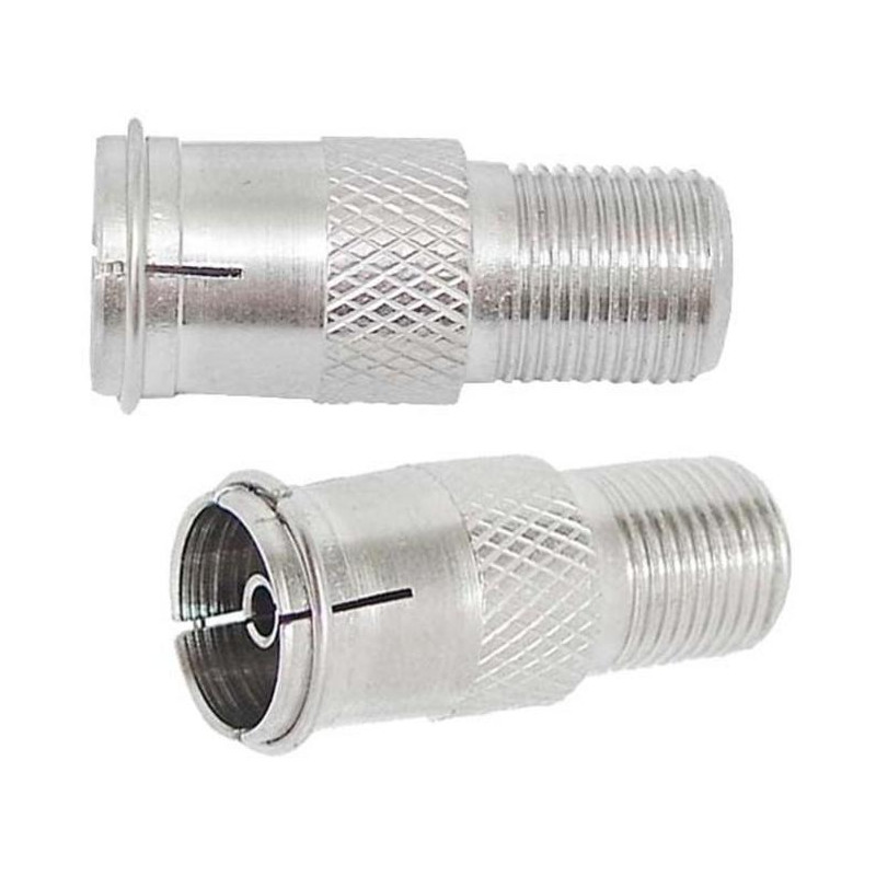 2ks Adaptér anténna zásuvka IEC - zásuvka typu F ACTii AC4127