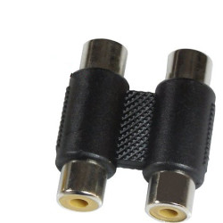 מחבר 2x CiNCH שקע -- 2x CINCH שקע ACTii AC4654