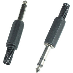 Plastični vtič JACK 6.3mm stereo za kabel ACTii AC4333
