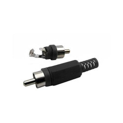 Konektor CINCH na kabel plastový ACTii AC4640