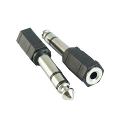 Adaptateur Fiche JACK 6.3mm vers Prise JACK 3.5mm ACTii AC4337
