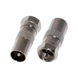 IEC Stecker auf F Stecker Adapter ACTii AC4028