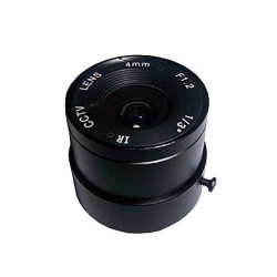 Lensa tetap 4mm kaca untuk kamera industri CCTV 78 darjah dengan penapis IR ACTii AC4133