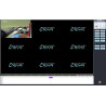 DVR USB AHD plokštė 720p 1280x720 4x VIDEO 4x AUDIO 100fps Windows 7 10 iPhone Android ACTii AC3505