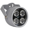 Reflector, ARRAY IR Infrared Illuminator 45m, Outdoor, Silver, for CCTV industrial cameras ACTii AC6328