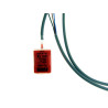 Индуктивен сензор за близост 5mm NPN NO 10-30V DC Червен 3 проводника FLUSH вграден FOTEK PL-05N