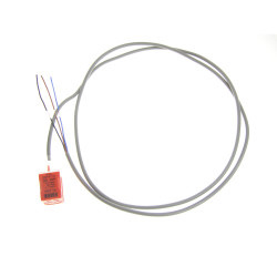 Induktiv nærhetssensor 5mm NPN NO 10-30V DC Rød 3 ledere FLUSH Innebygd FOTEK PL-05N