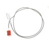 Induktiv nærhetssensor 5mm NPN NO 10-30V DC Rød 3 ledere FLUSH Innebygd FOTEK PL-05N