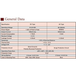 Inductieve naderingsschakelaar 5mm NPN NO 10-30V DC Rood 3 draden FLUSH Ingebouwd FOTEK PL-05N