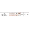 Induktiv nærhetssensor 5mm NPN NO 10-30V DC Rød 3 ledere FLUSH Innebygd FOTEK PL-05N