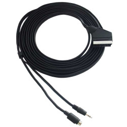 EURO SCART til Jack 3.5 SVIDEO SVHS kabel 10m ACTii AC6994