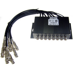 Ogranicznik przepięć Ochronnik przepięciowy wizji, Ochrona przepięciowa BNC, Odgromnik, 8 kanałów ACTii AC9915