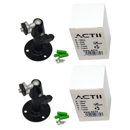 2x Speaker Wall Mount Bracket for Logitech Z103 Z906 Z55 PIONEER HTP-071 ACTii AC9396