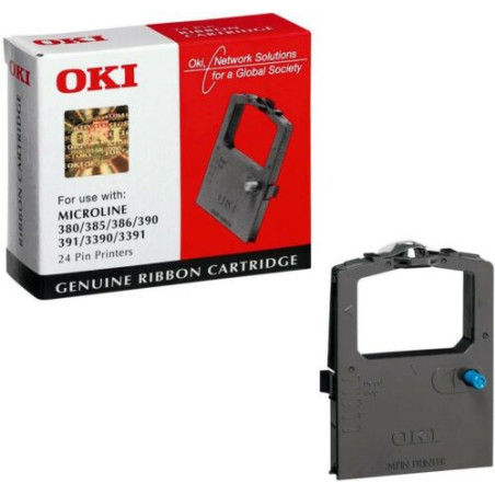 OKI Microline Ribbon -värinauha ML 390 385 386 390 391 3390 3391 09002309 UUSI+ ACTii AC1820