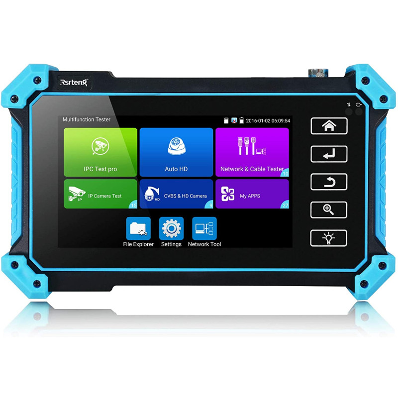 IP Camera Tester 5 Inch Touch LCD Service Monitor 1920x1080 AHD CVI TVI CVBS PTZ PoE WIFI ONVIF 4K Android RJ45 ACTii AC5407