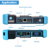 5英寸触摸屏IP摄像机测试仪 LCD显示 1920x1080 AHD CVI TVI CVBS PTZ PoE WIFI ONVIF 4K Android RJ45 ACTii AC5407