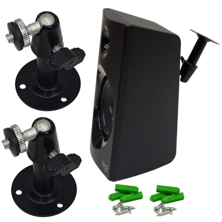 2x Supports pour enceintes support mural et plafond pour Logitech Z607 ACTii AC1658