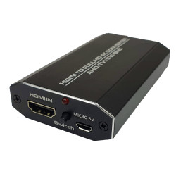 HDMI till AHD DVI CVI CVBS BNC 4K 2K 1080P 3MP 4MP 5MP 8MP 720P omvandlare med loop-förstärkare upp till 500m ACTii AC4177