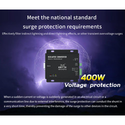 Convertor RS232 la RS485 RS422 Transmisie Bidirecțională Transparentă ACTii AC7816