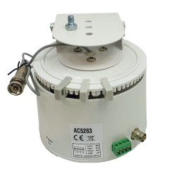 Mini Pan Tilt Head for Industrial CCTV Cameras 350 deg 230V AC Auto Rotation Mode 7kg ACTii AC5263