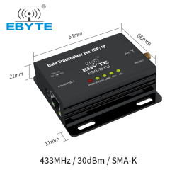 433MHz Ethernet Drahtloser Sender Empfänger für Modbus RTU Gateway ACTii AC3701
