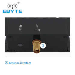 433MHz Ethernet Drahtloser Sender Empfänger für Modbus RTU Gateway ACTii AC3701