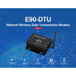 433MHz Ethernet Trådlös Sändare Mottagare för Modbus RTU Gateway ACTii AC3701