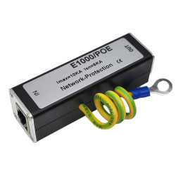 Ogranicznik przepięć PoE 100 1000M Kabel Sieciowy Skrętka UTP Ochrona Ochronnik przepięciowy RJ45 Odgromnik ACTii AC9916