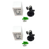 2x Support mural et plafond pour caméra Google Nest Cam outdoor G3AL9 Support en métal réglable robuste noir ACTii AC5014