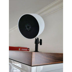 2x Настінний стельовий кронштейн для камери Google Nest Cam outdoor G3AL9 Металевий тримач Регульований Міцний Чорний ACTii AC50