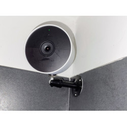 2x Support mural et plafond pour caméra Google Nest Cam outdoor G3AL9 Support en métal réglable robuste noir ACTii AC5014