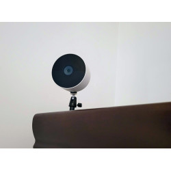 2x Насценна-столевы мантажны кранштэйн для камеры Google Nest Cam outdoor G3AL9 Металічны Рэгуляваны Трывалы Чорны ACTii AC5014
