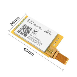 E32-900T30D LoRa 862 915MHz SX1276 Vezeték nélküli adó-vevő RF modul ACTii AC7840