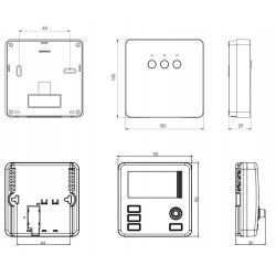 AURATON 无线温控器控制器 ACTii AC6981
