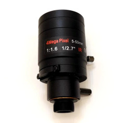 5mm-50mm 4MP Varioobjektiv für industrielle Platinenkameras HD IP AHD Zoom für große Entfernungen ACTii AC3309