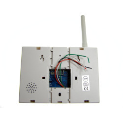 Allarme senza fili, Sistema di allarme con combinatore GSM, sirena wireless, sensore PIR e 2 telecomandi ACTii AC6503