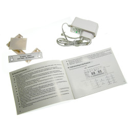 Allarme senza fili, Sistema di allarme con combinatore GSM, sirena wireless, sensore PIR e 2 telecomandi ACTii AC6503