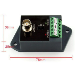 ACTIVE UTP Video Balun 2400m CVBS AHD CVI TVI Receiver Transmitter ACTii AC3512