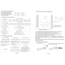 Rilevatore esterno, barriera fotoelettrica a infrarossi IR, 4 fasci, 30m ACTii AC1518