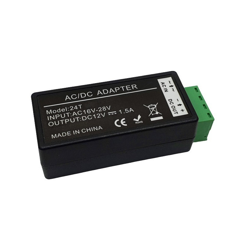 Convertidor de fuente de alimentacion CA 16V a 28V 24V 18V a CC 12V 1.5A Reductor de voltaje ACTii AC1628