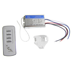 Interruptor Sem Fio de 2 Canais 230V com Controle Remoto ACTii AC9114