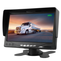 7 tuuman AHD 1080P LCD-monitori DVR-tallentimella SD-kortti autokamera kahdella kameralla jakaja bussi kuorma-auto ACTii AC6064