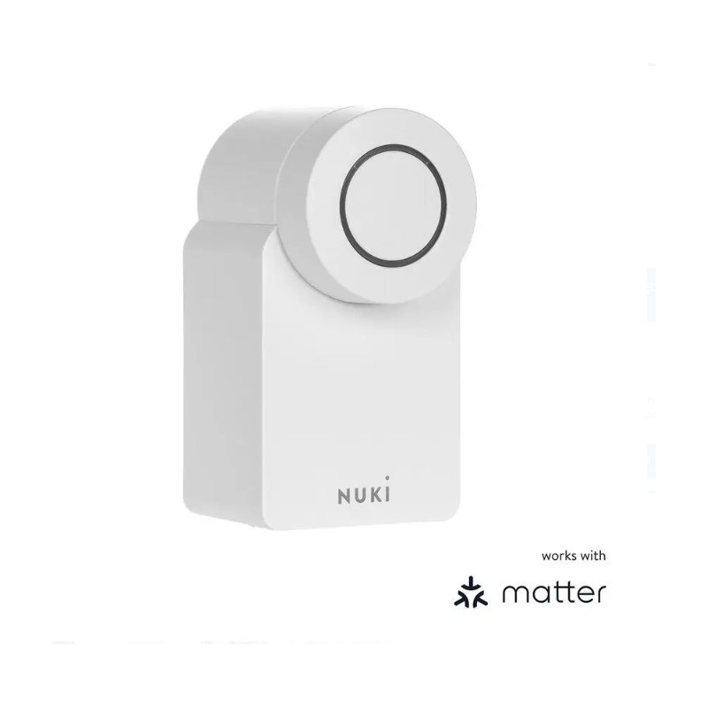 Fechadura inteligente NUKI Smart Lock 4.0 4ª Geração Branco Matter NUKI NUKI Smart Lock 4.0